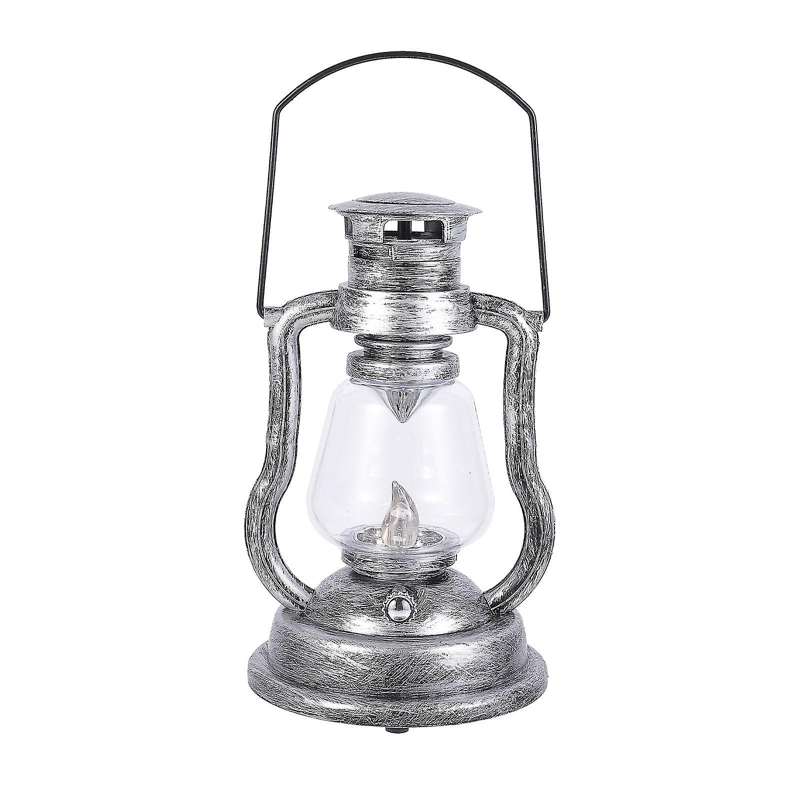 1pc Creative Charging Lamp Decorative Retro Kerosene Lamp Household Night Light