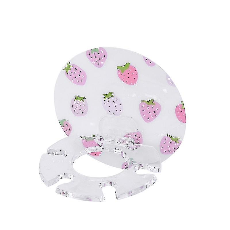 1pc Plastic Toothbrush Holder Self Adhesive Wall-mounted Toothbrush Hanging