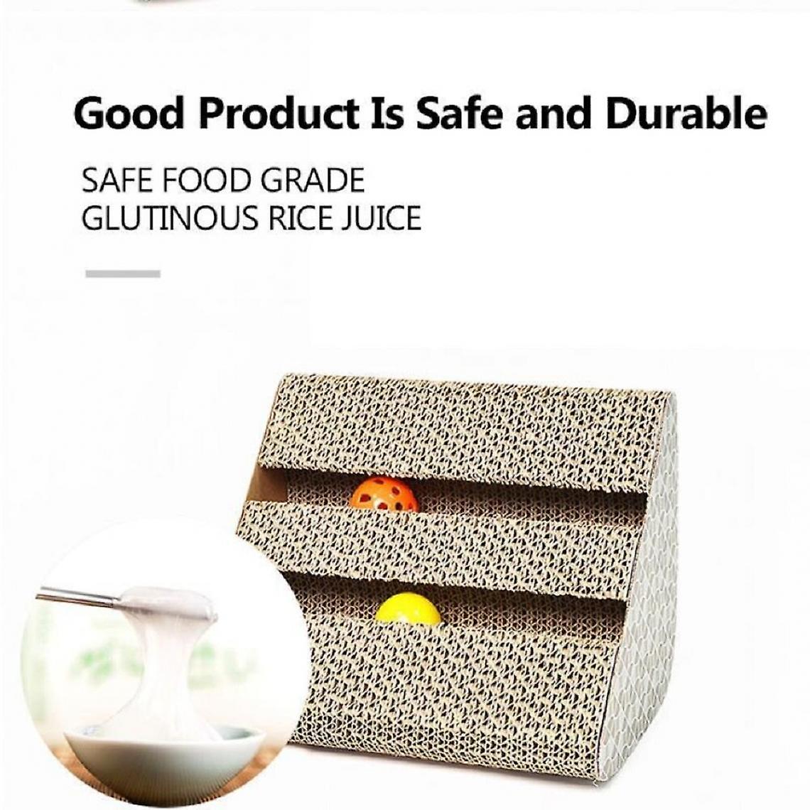 Pet Wear-resistant Wavy Multi-functional Cat Scraper Supply