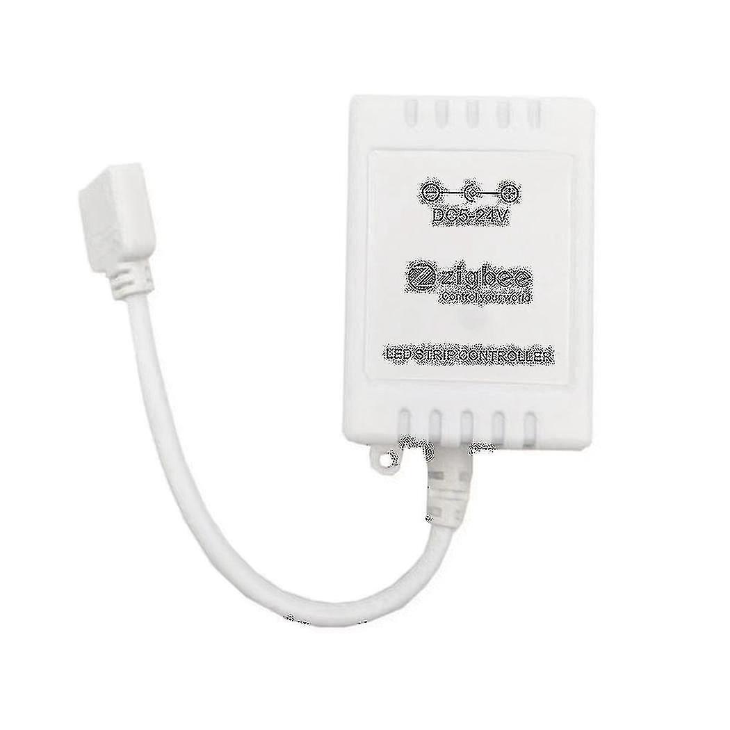 Tuya Zigbee Smart Led Controller Rgb For Light Strip 5v-24v Compatible Zha Zigbee2mqtt Tasmota Home