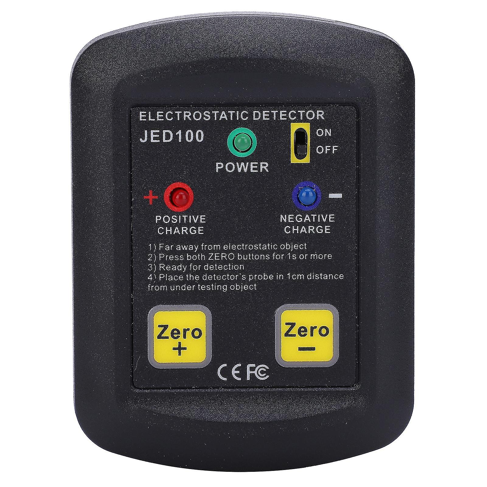 Electrostatic Voltage Tester Nonwoven Fabric Static Electricity Field Meter Jed100