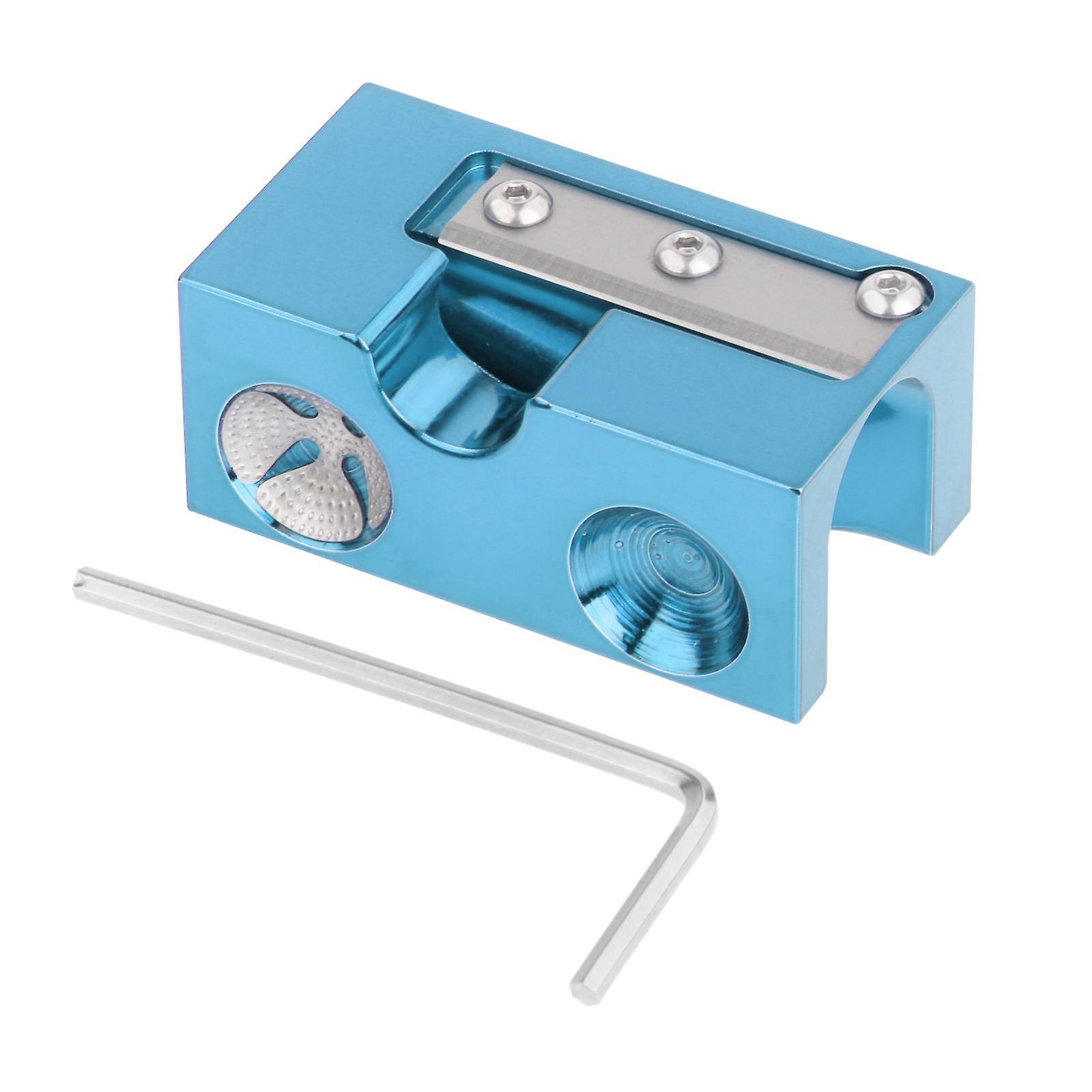 Pool Cue Tip Repair Tool Durable Practical Multifunctional Tip Repair Shaper Blue