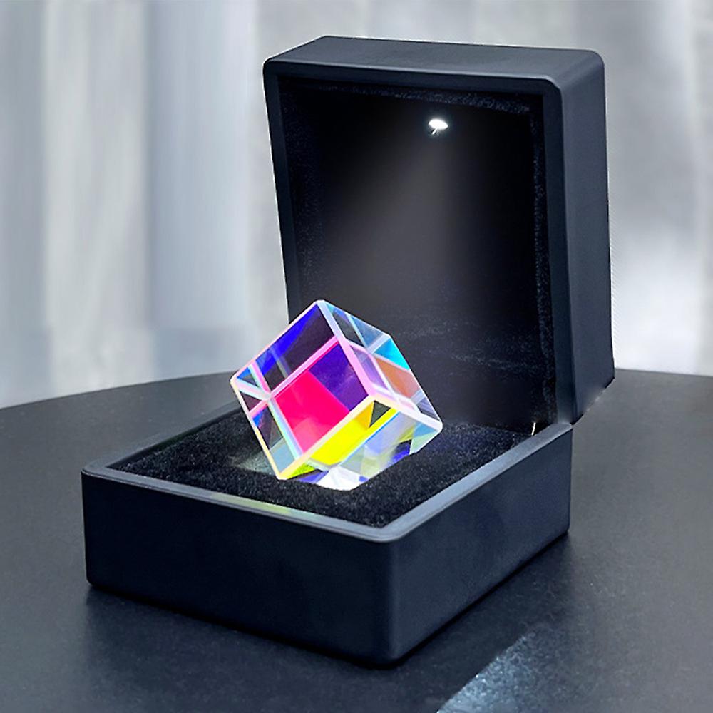 K9 Optical Glass Prism Ornaments Learning Rainbow Beams Toys