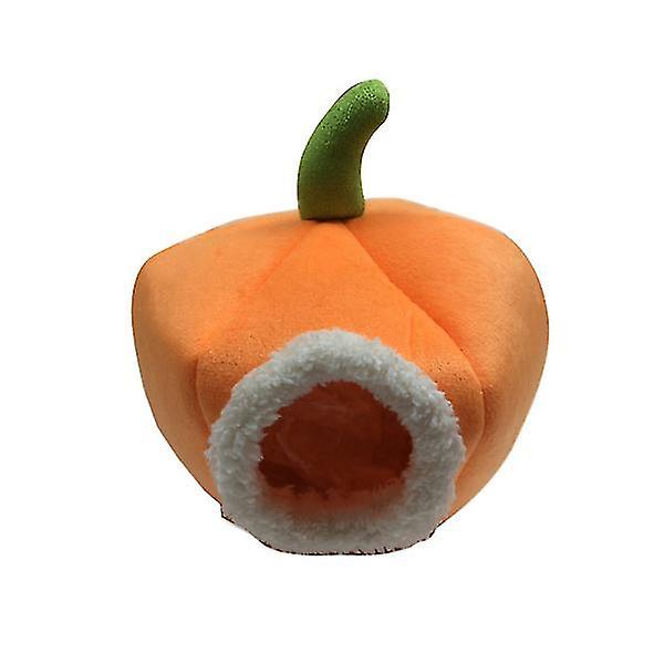 Creative Pumpkin Pet Sleep Pad Pet Winter Warm Bed For Hamster Rabbit Squirrel