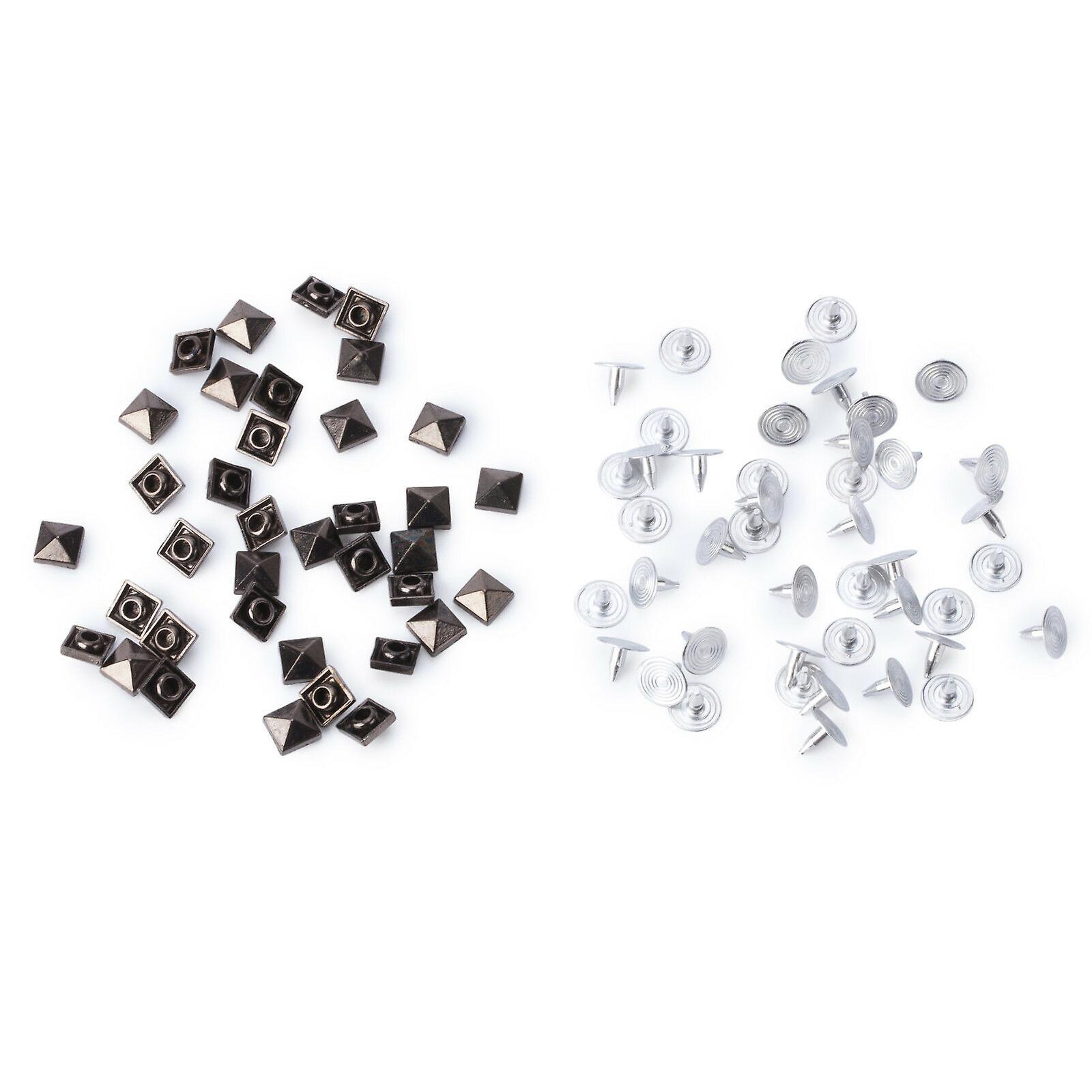 Square Pyramid Punk Studs Spike Rivets