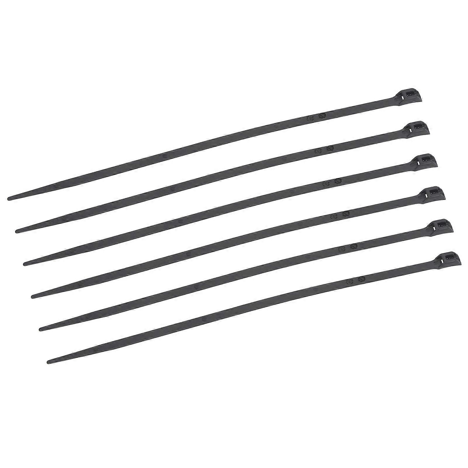 6pcs Cable Tie SelfLocking Nylon Tie Organiser Fastening Strap Cable Wire Zip Wraps