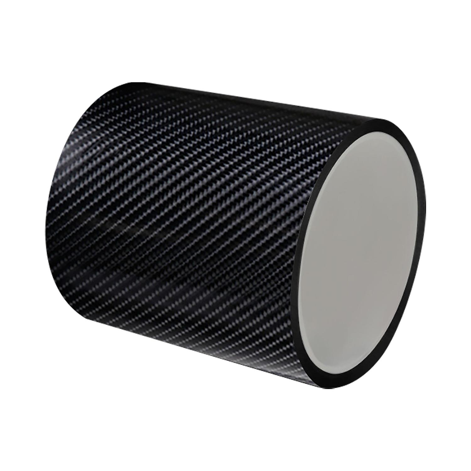 1 Roll Anti-collision Strip Anti-scratch Carbon Fiber Texture 5D Car Door Sill Bumper Sticker Protec