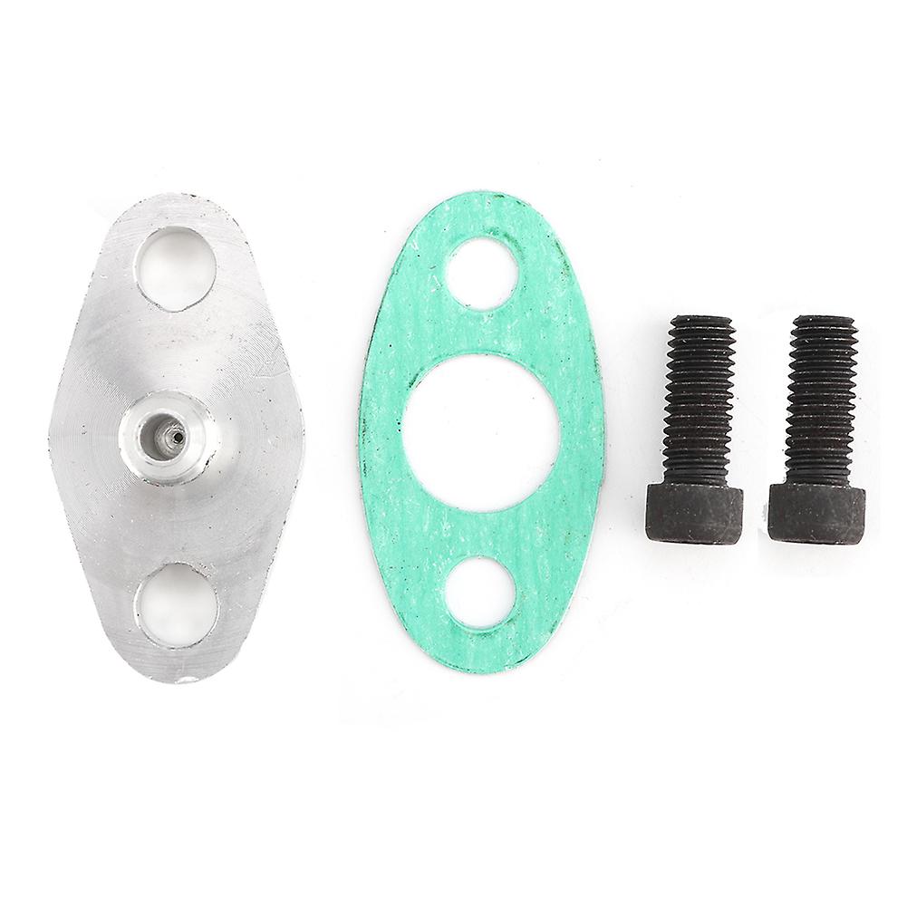 Kit d'adaptateur de joint de bride d'admission d'huile turbo AN4 pour turbocompresseur T3 T4