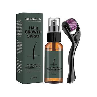 1/2/3pcs Men's Beard Growth Roller Kit Men's Beard Growth Oil Nourishing Enhancer-30ml
