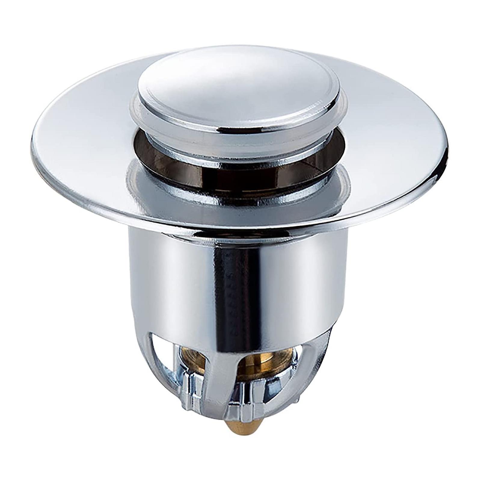 Bathroom Sink Stopper Pop up Anti Clogging Drain Stopper with Filter Basket for Bathtub Sink