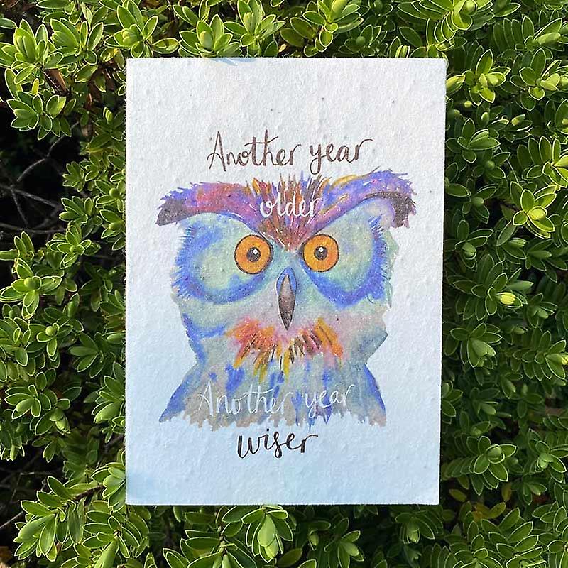 Another Year Wiser - Plantable Wildflower Card