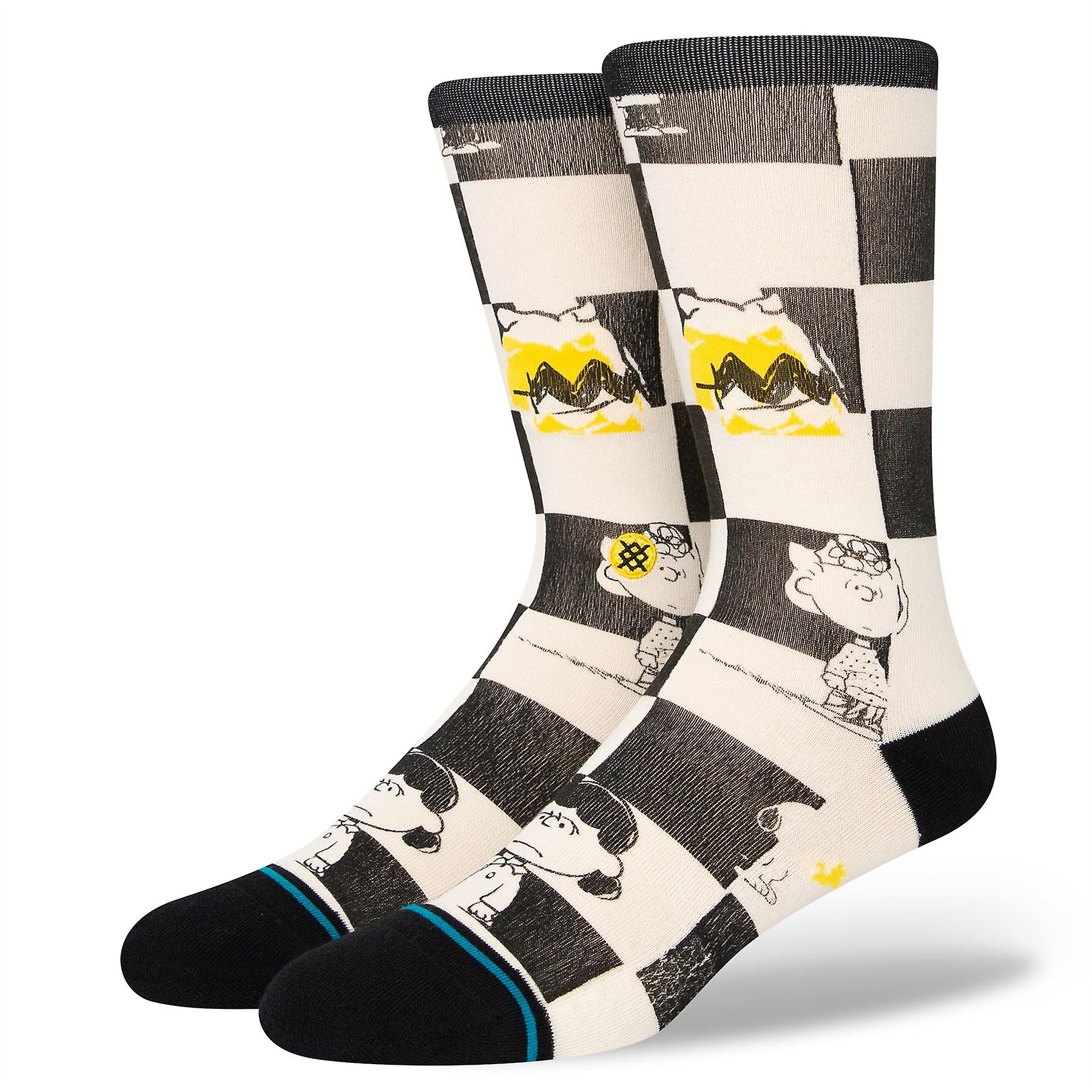 Stance Men's Crew Socks ~ CHECKED