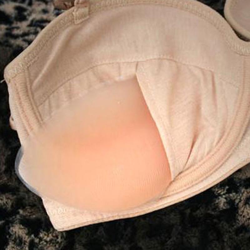 Bra Inserts Pad 1 Pair Silicone Breast Push Up Firming Bust Enhancers Padding