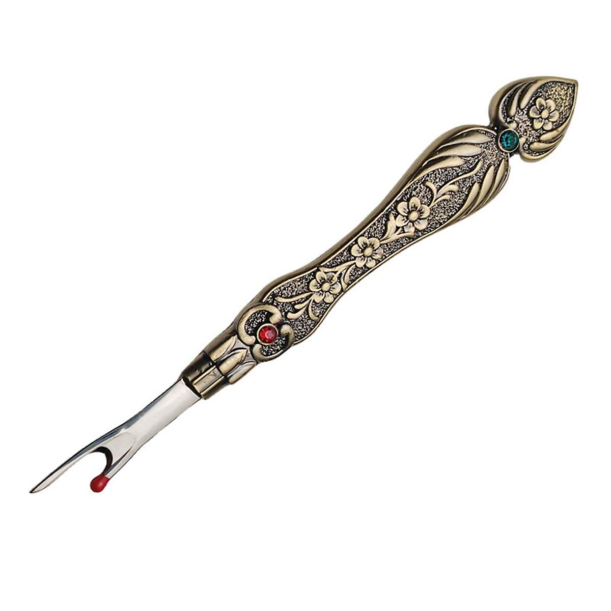 Vintage Thread Cutter Seam Ripper Unpicker - Syhåndtak Håndarbeid Trådfjerner Kobber