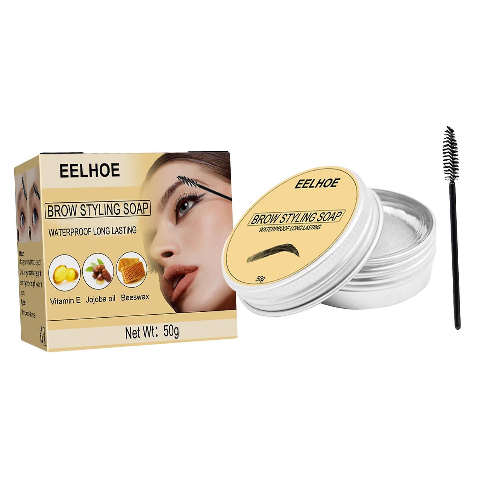 Eyebrow Soap Kit Eyebrow Setting Gel Beeswax for Natural Brows 50G