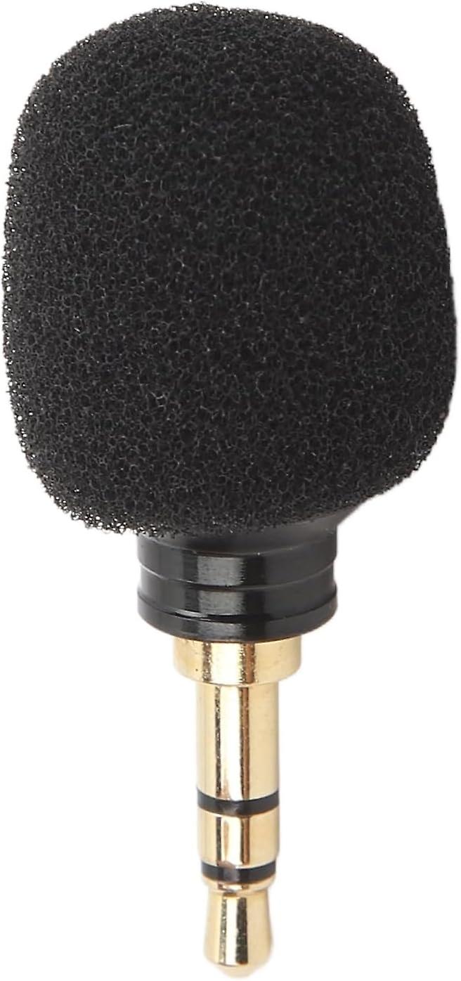 Mini Camera Condenser Microphone, High Sensitivity Noise Canceling, 3.5mm Plug, Plug and Play, Low L
