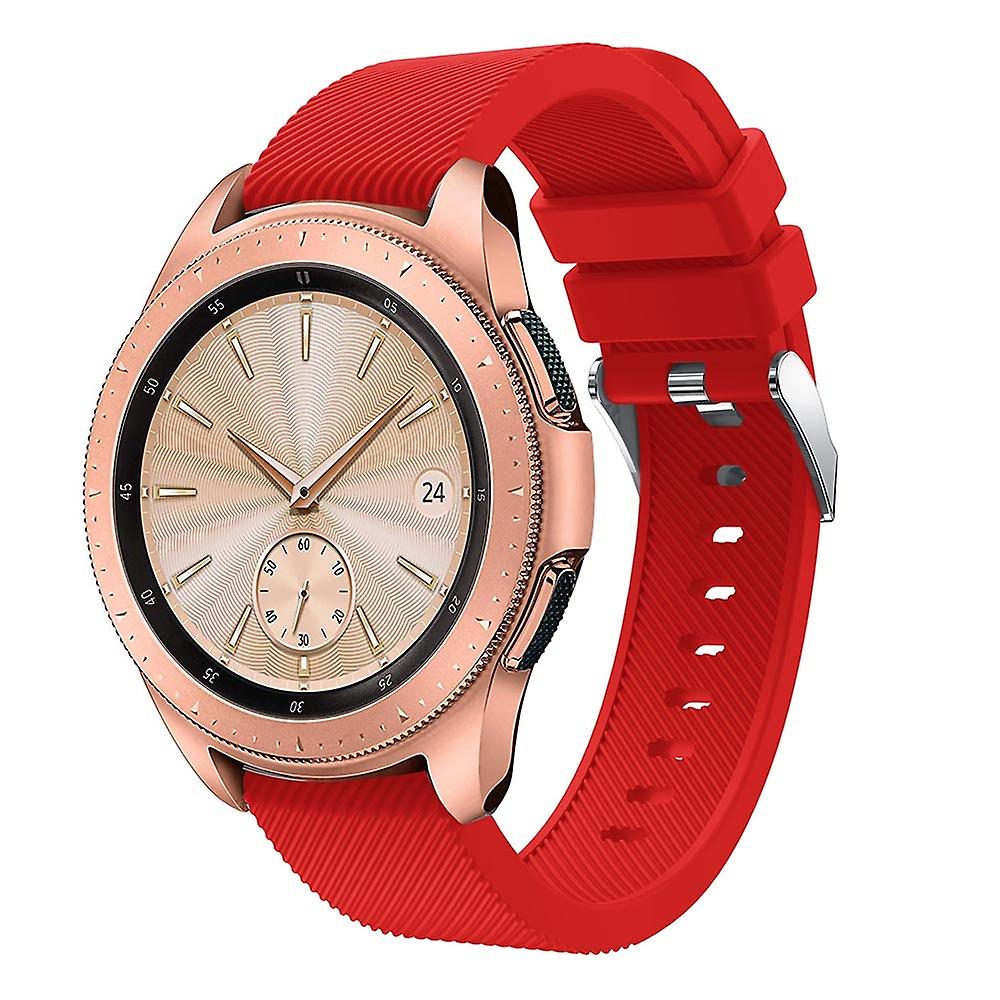 Twill Texture Silicone Watchband Replacement Strap for Samsung Galaxy Watch 42mm