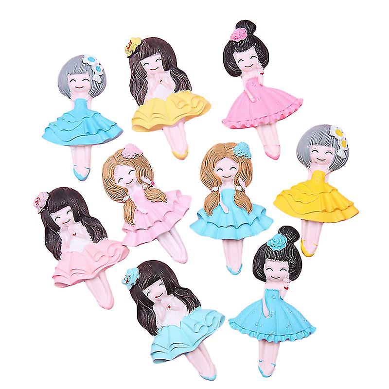 9pcs Cartoon Magnets