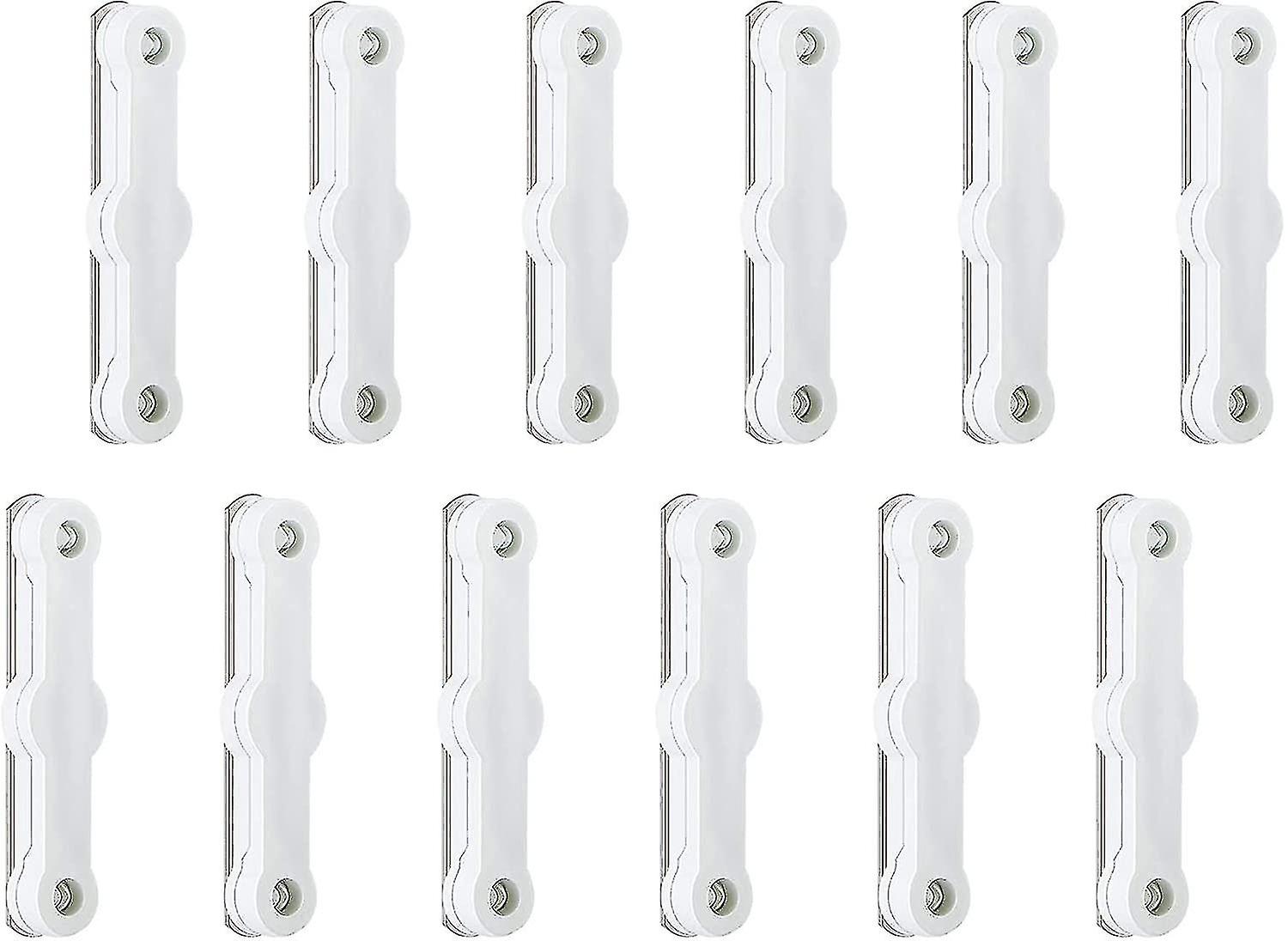 12 Pcs For Window Mosquito Net Fastener, Window Fly Ccreen Clips No Drilling, Balcony Door Skylight Mosquito Net Self Adhesive Buckle - N