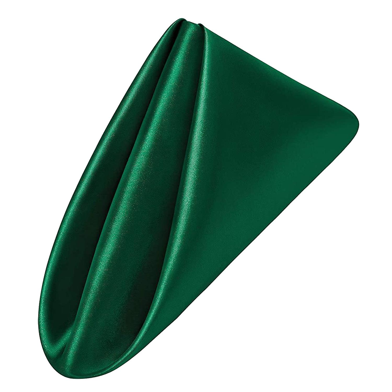 Dinner Napkin Soft Texture Comfortable Touch Elegant Satin Dining Room Table Decorating Lunch Napkin