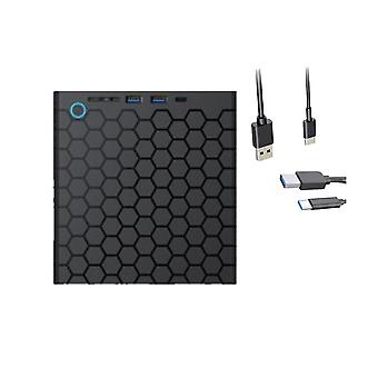 Usb 3.0 Typ C Externes CD-DVD-RW-Laufwerk 8 MB DVD-Brenner Tragbares DVD-Brenner-Superlaufwerk für Laptop