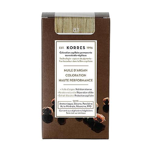 Permanent coloring argan oil, light ash blonde 8.1 1 unit