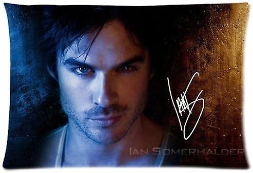 Generic Custom Ian Somerhalder Damon Salvatore The Vampire Diaries Pattern Pillow Case Cover (40cmx60cm) AB-6499