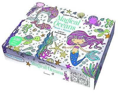 Colour Your Own Magical Oceans Book + Puzzle