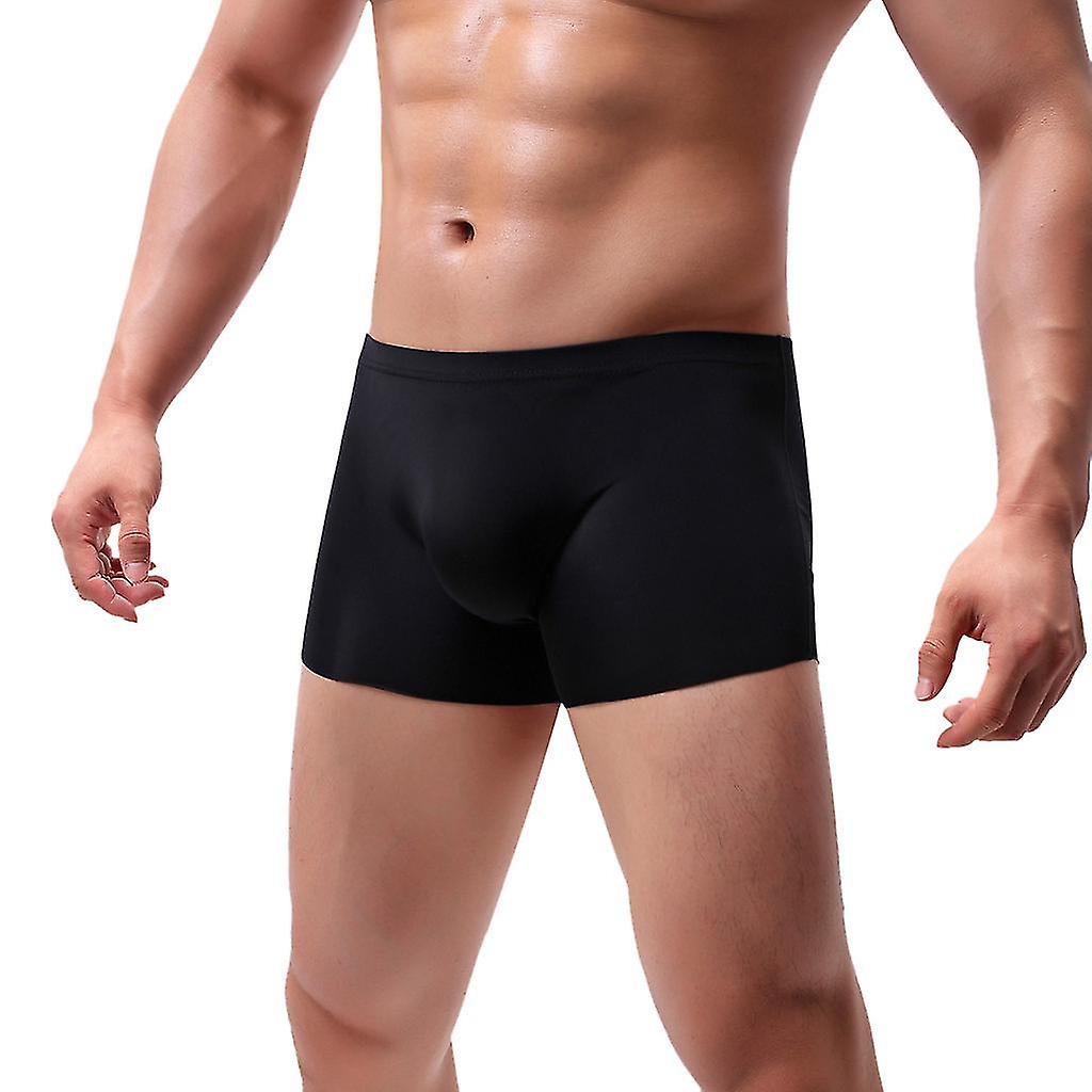 Underwear Men's Solid Color Net Speed Opening Super Thin Breathable Underwear Bd16270