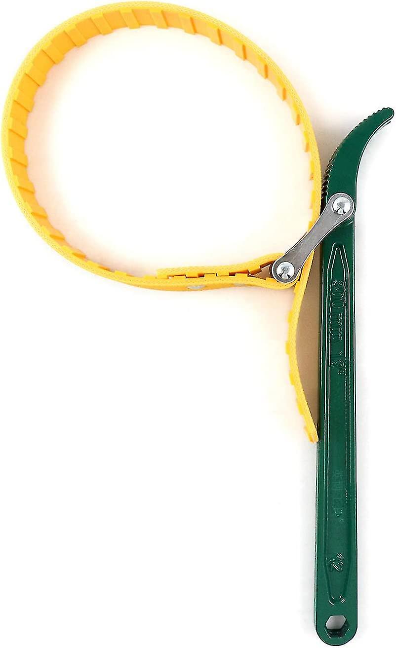 9" Belt Strap Wrench, Oil Filter Strap Wrench Opener Wrench with Multi-Purpose Adjustable Strap