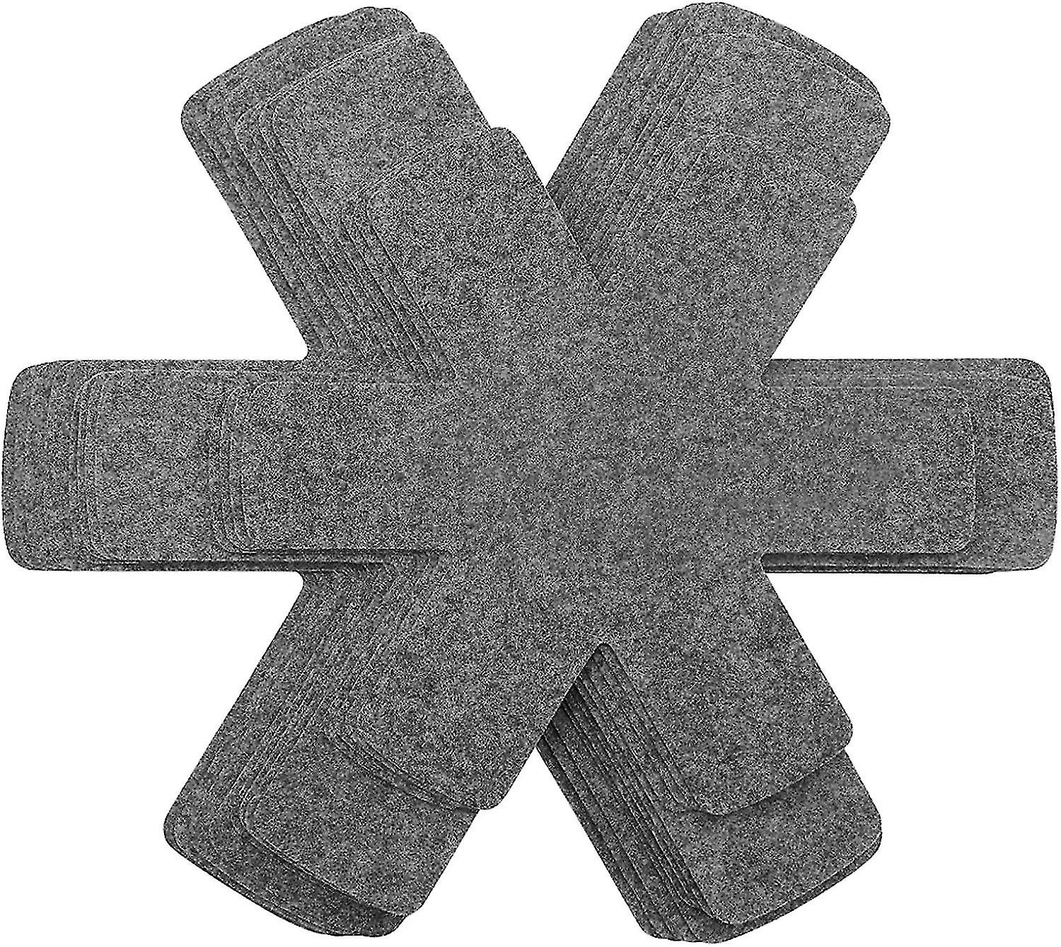 Pot And Pan Protectors, Set Of 12 And 3 Different Size, Pot Dividers Pads/stacking Pan Protectors/pan Separators Pads For Protecting And Separating Po