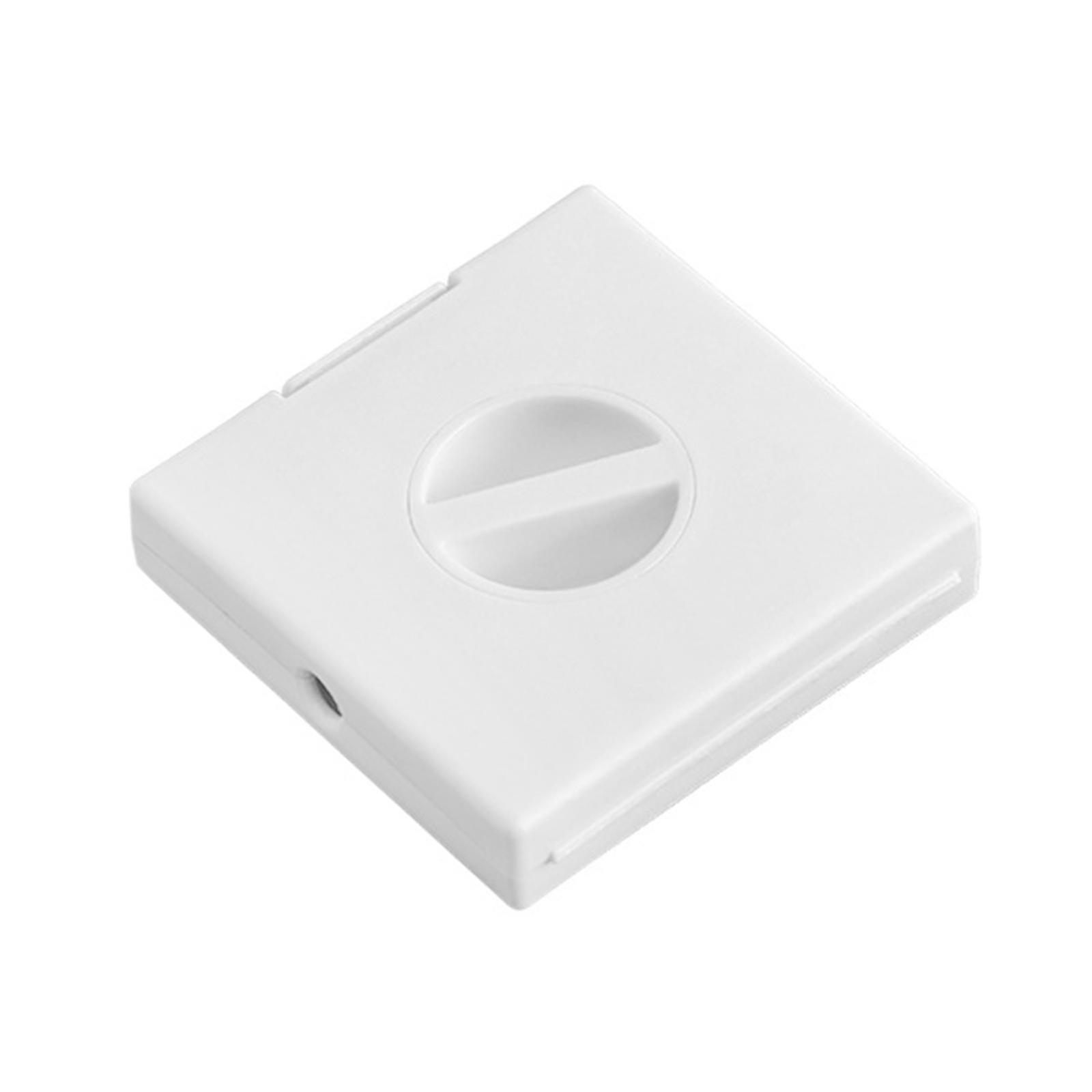 Data Cable Storage Box Reusable Cable Management Box for Desk Office Headset white