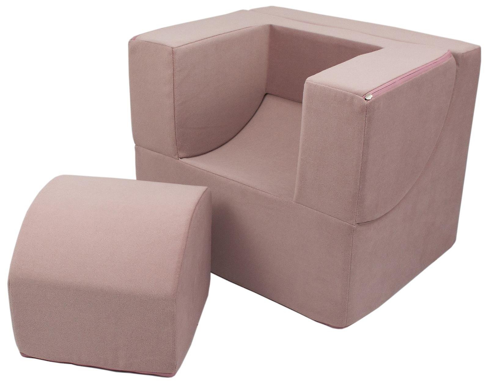 Children's bench - polyurethane foam - fold-out - washable cover