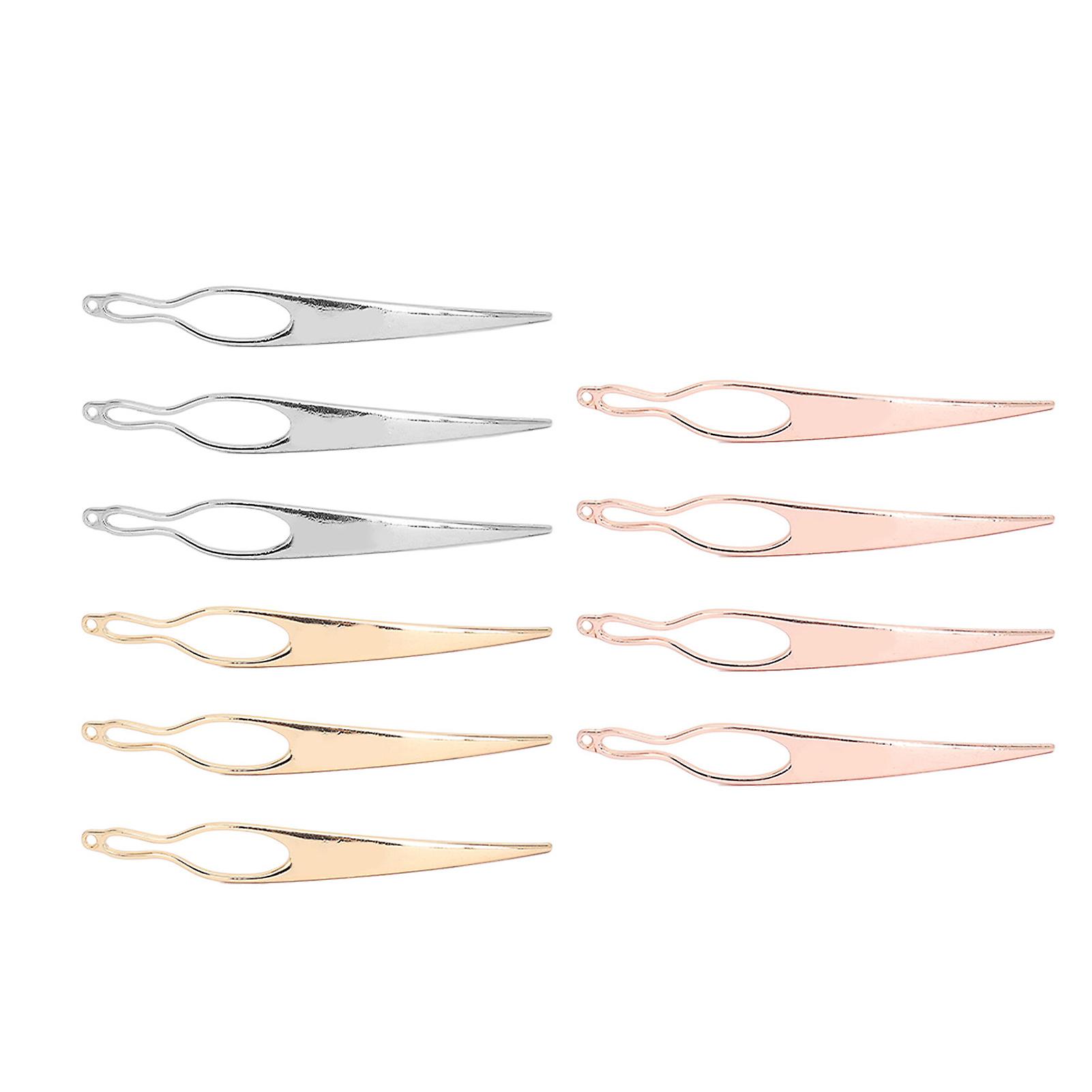 10pcs Dreadlock Tool for Locs Tightening Accessory Alloy Dreadlock Interlocking Tools with Storage Jar