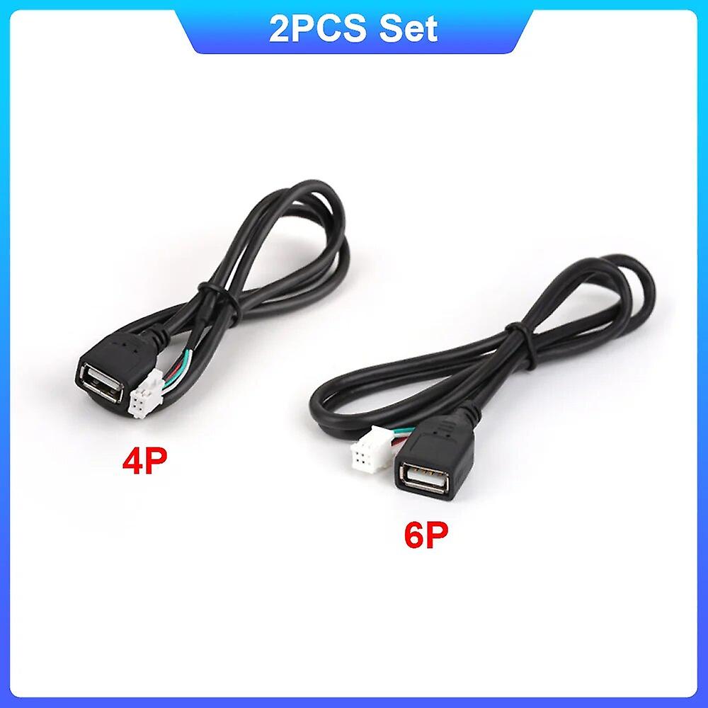 Car Radio 20 Pin Power Cable 4g Wifi Antenna Output Aux Rca Sim Card Slot Usb Rear View Backup Camera Gps Bt Adaptor