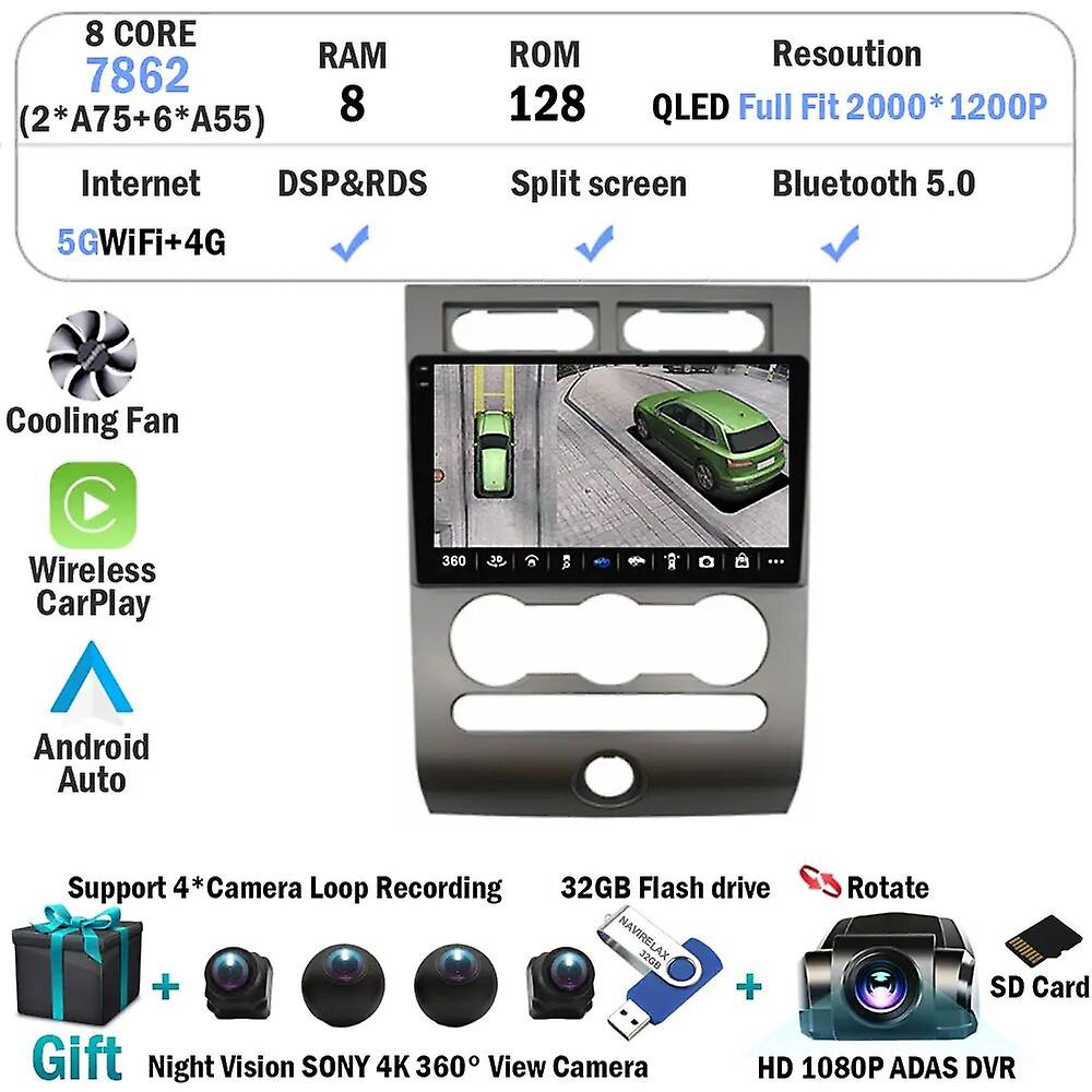 Android 13 Auto Carplay Car Radio For Ford Expedition 3 2006 - 2017 Multimedia Player Car Intelligent System Gps Navigation 2din