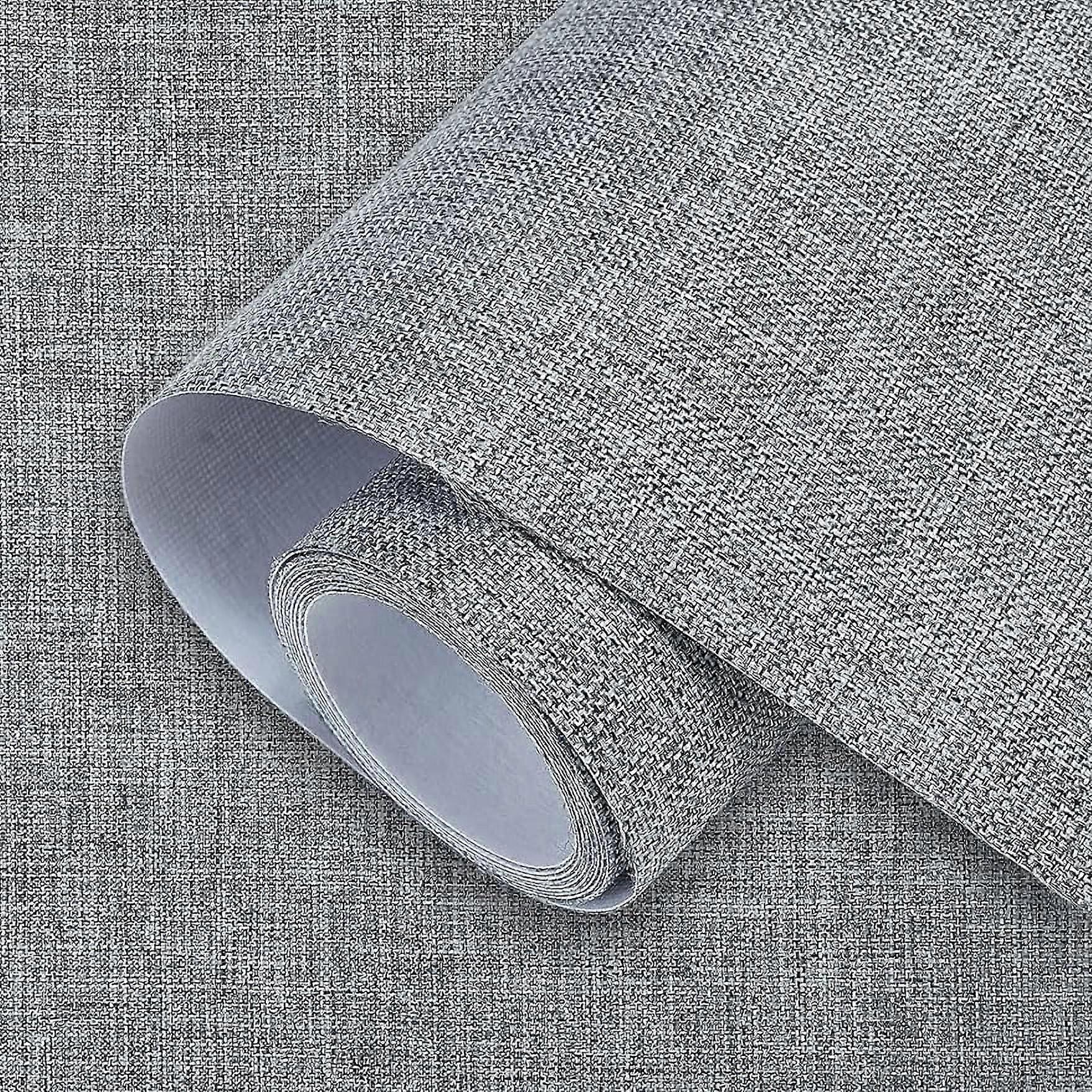 Gray Book Binding Cloth Bookcover Fabric Surface with Paper Backed Linen Upholstery Fabric
