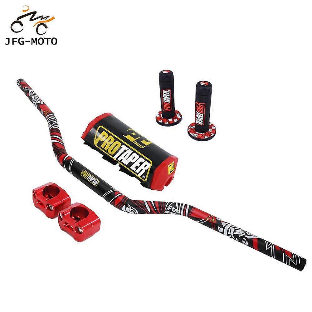 1 1/8 Handlebar CNC 28mm Clamp Handle Fat Bar Pad For HONDA CR250R CRF230F CRF250R CRF250X CRF250L CRF450R CRF450X Pro Pit Bike