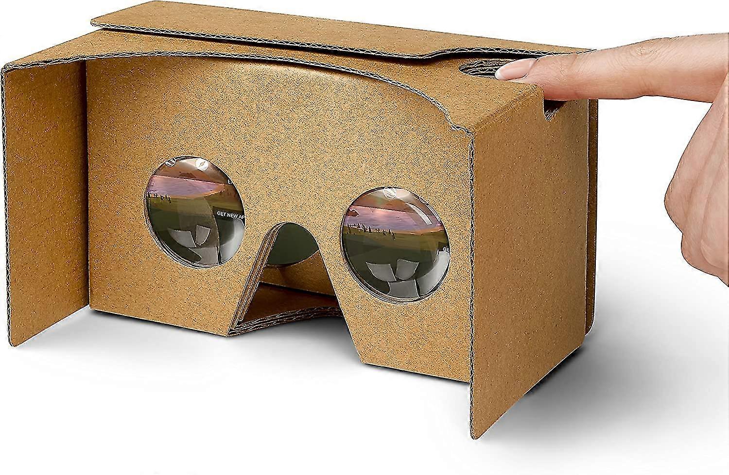 VR second generation cardboard new Google carton VR virtual reality 3D glasses helmet 2-pack