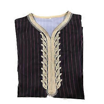 Abito Islamico BaronHong – Abaya Kaftan Con Hijab, Tinta Unita, Elastico, Taglie Uniche