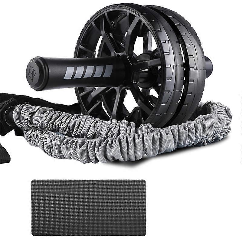 Redkid Muscle Exercise Equipment Home Fitness Equipment Double Wheel Abdominal Power Wheel Ab Roller