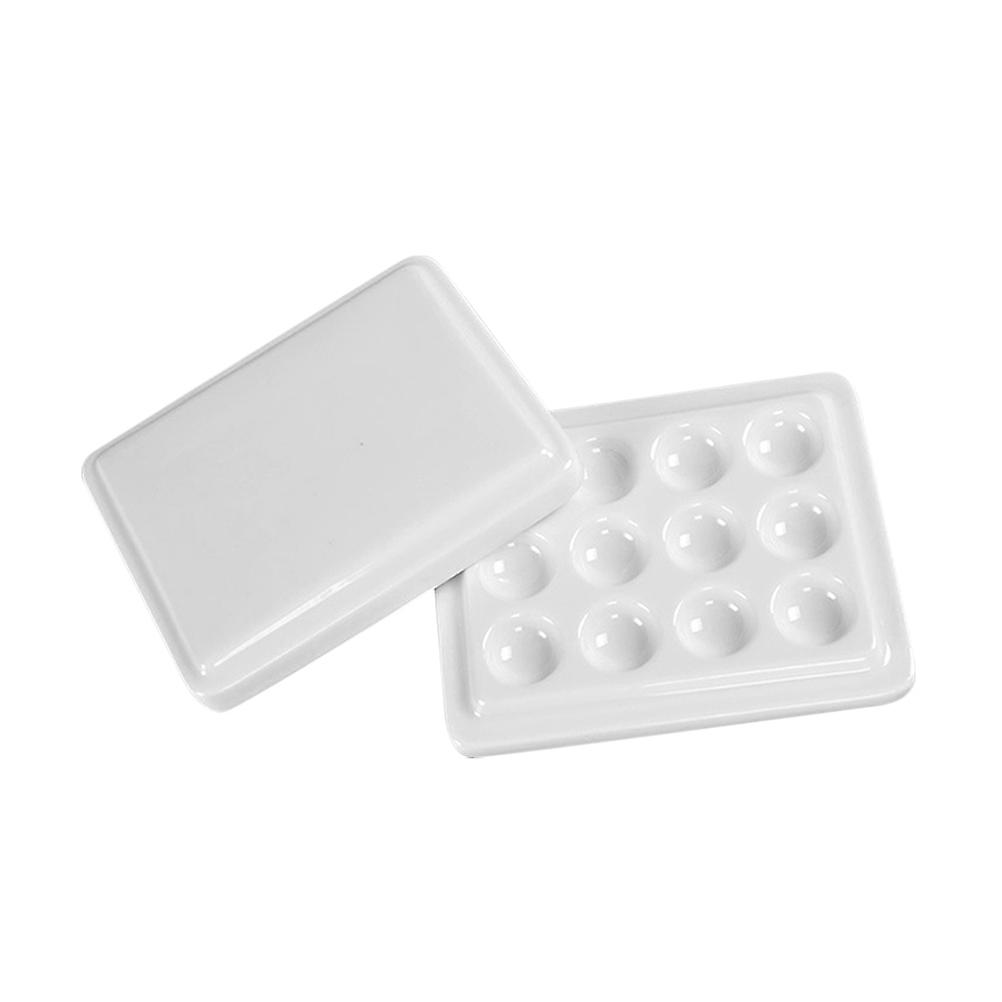 Painting Water Color Palette Reusable Color Mixing Plate Paint Tray Palette Oil Painting Palette