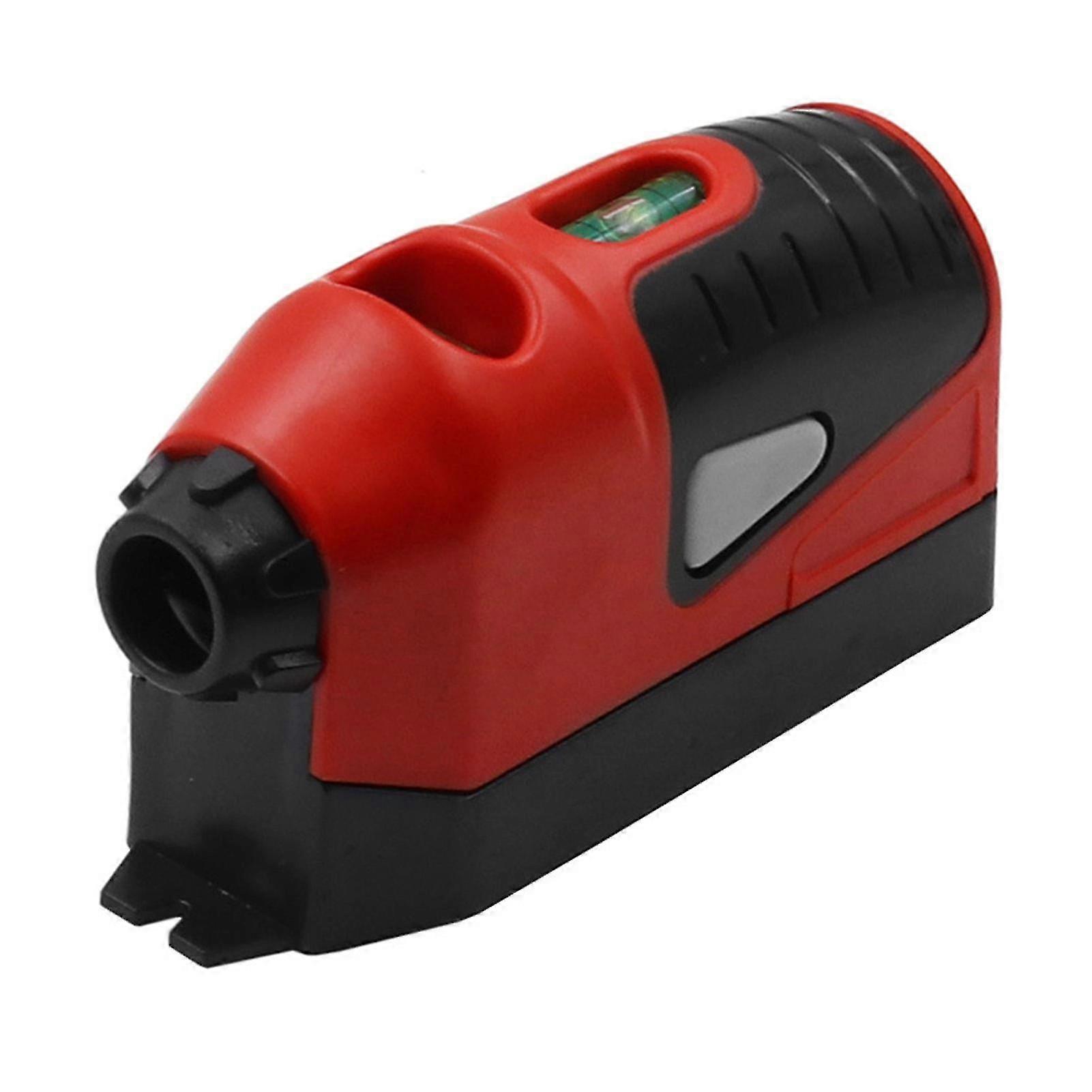 Line Laser Level Portable Battery Powered Laser Level Measuring Tool(Red)