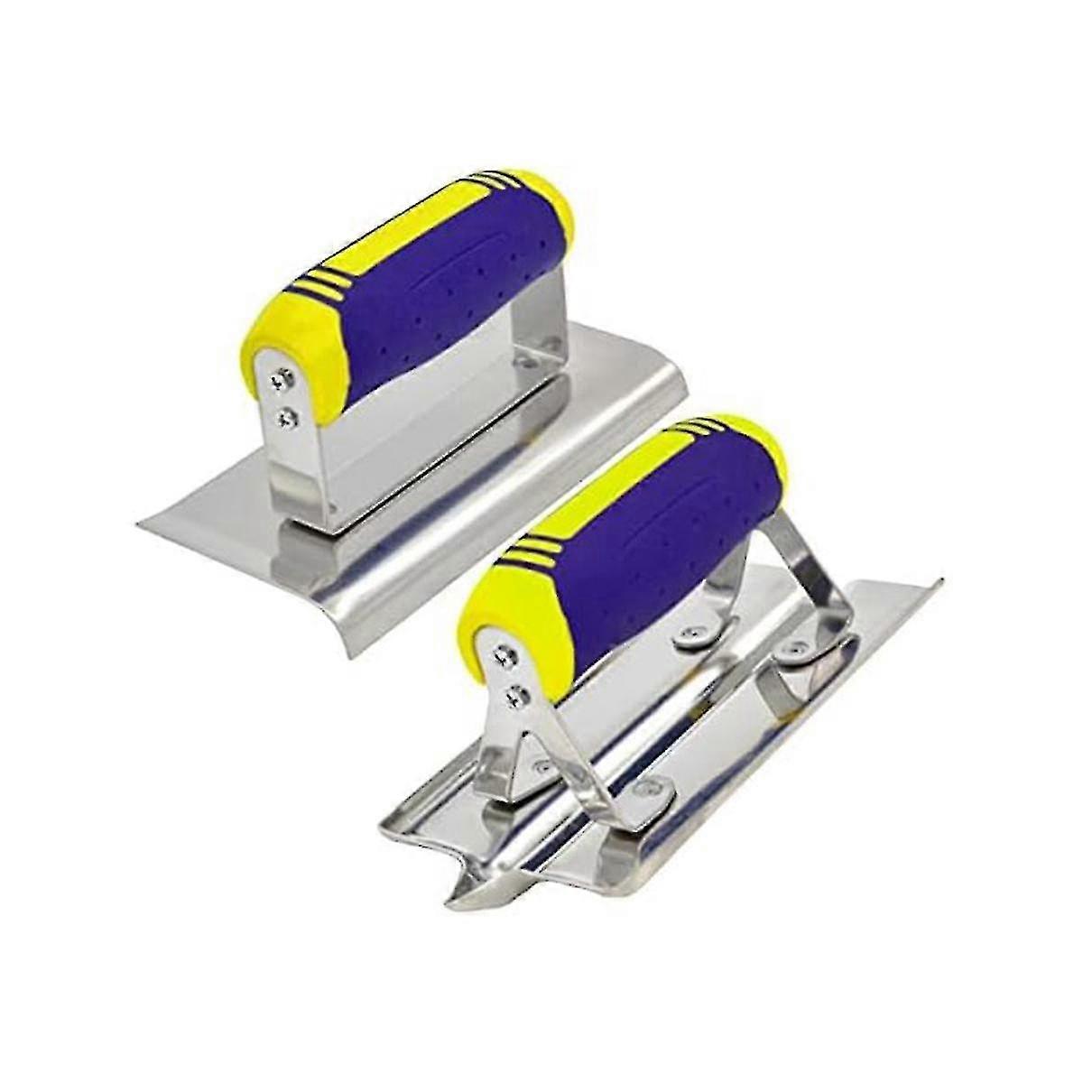 Molatrice a mano in calcestruzzo in acciaio inossidabile e strumenti di inguine Set Kit di finitura del cemento stucco in gesso