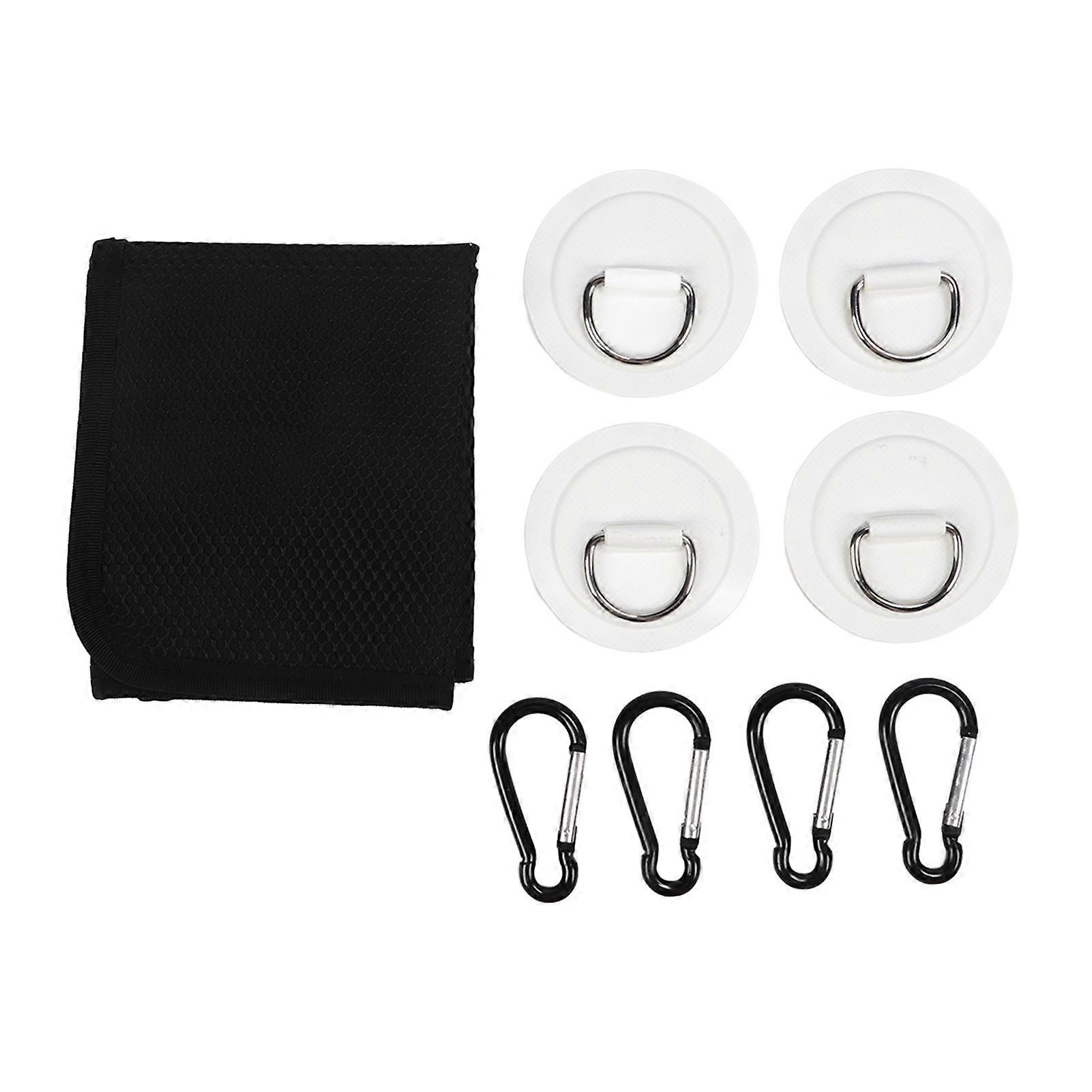 Mesh Deck Bag Paddle Board Storage For Kayaking Water Sports Supplies With 4 Patches Hooks