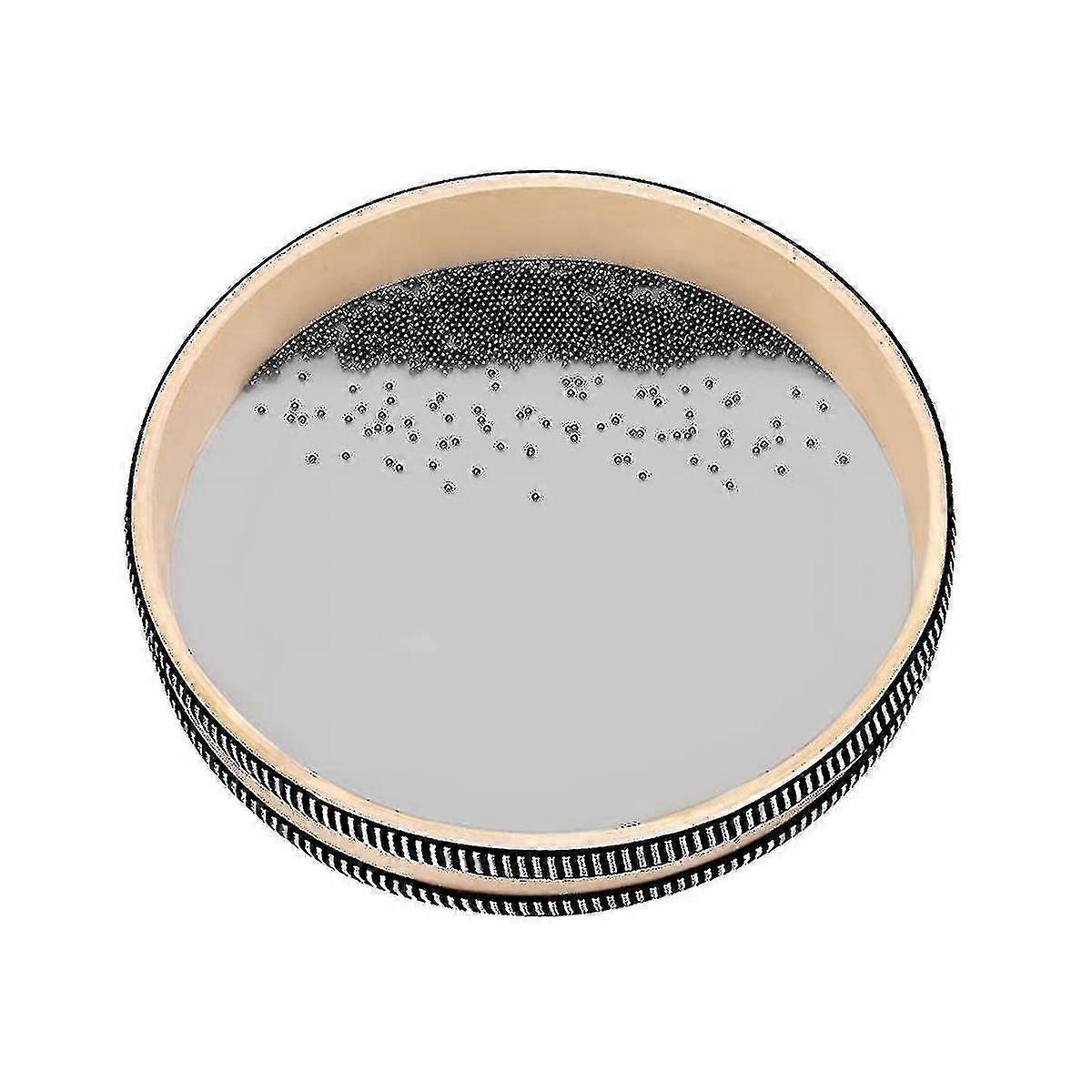 KINCJON Ocean Drum For Meditation And Relaxation, Natural Color Rain Drum For Stress Relief, Conservatory