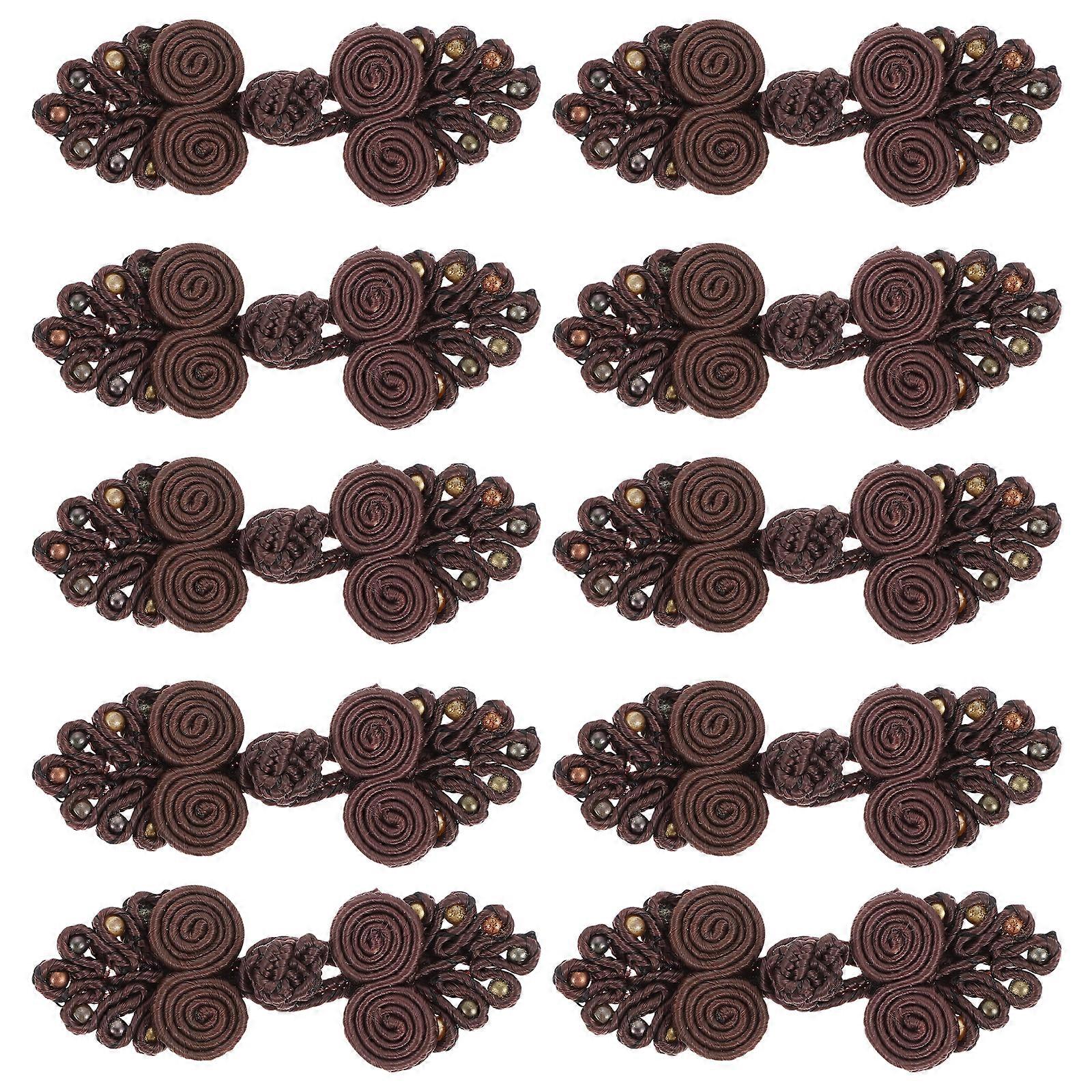 10Pcs Chinese Closure Buttons Knot Buttons Closure Sewing Buttons Fastener