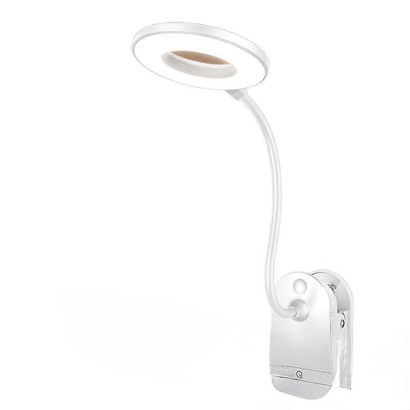 Clip Desk Lamp Touch USB Rechargeable Soft Light Eye Protection
