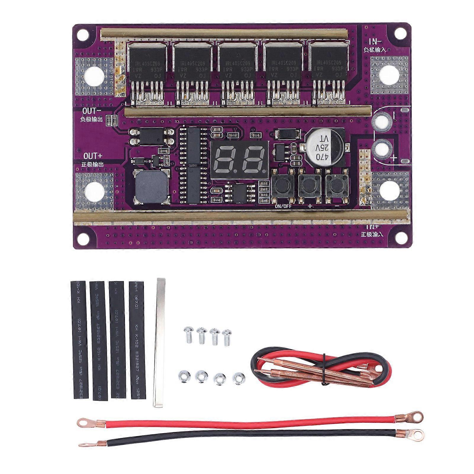 Spot Welder Board Digital Display 99 Gears Adjustable High Power Output Spot Welding Machine Circuit Board 12V
