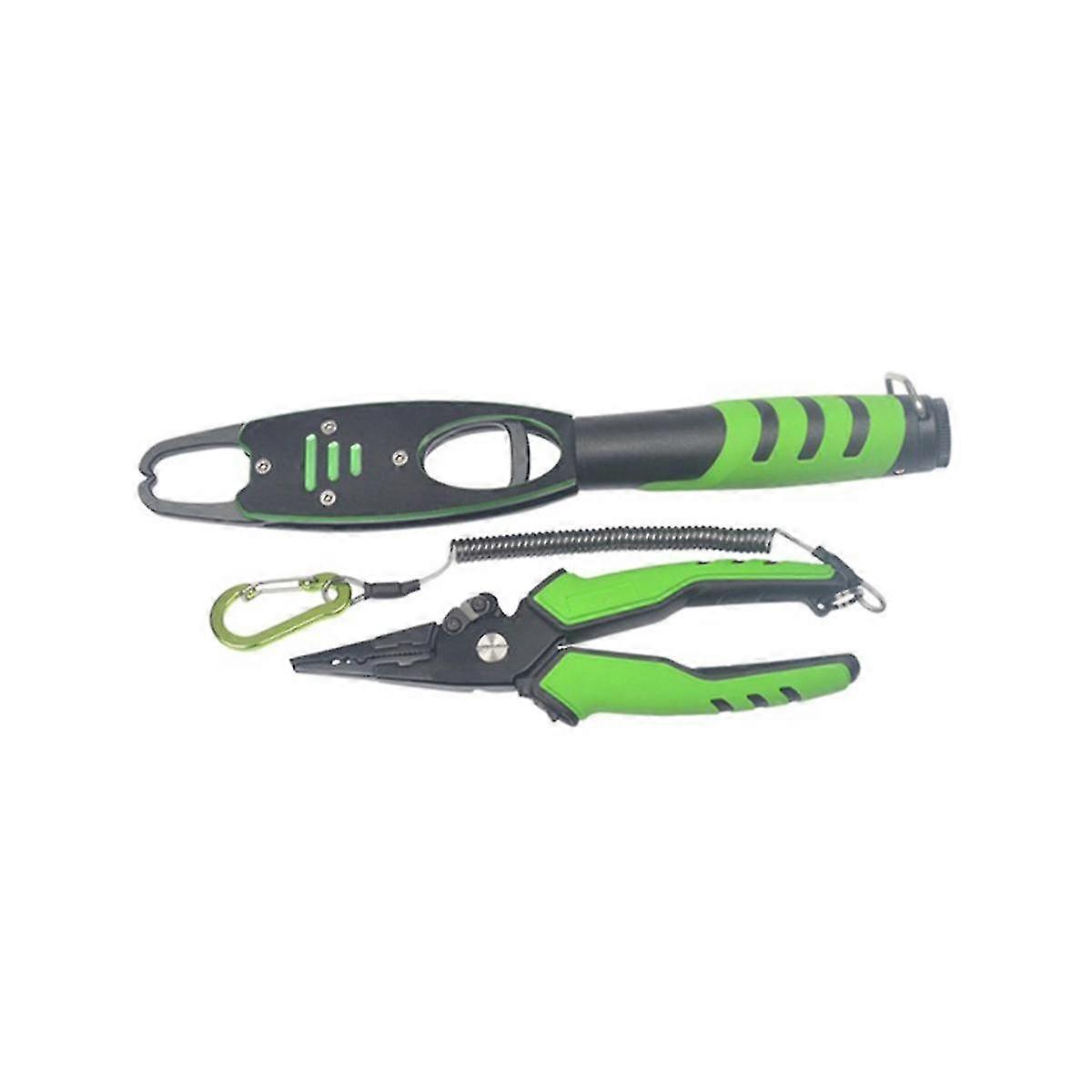 Fishing Pliers Set Multi-functional Fishing Pliers Grab Hook With Scale Self-locking Unloading Hook